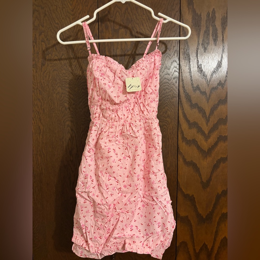 Pink Floral Sundress